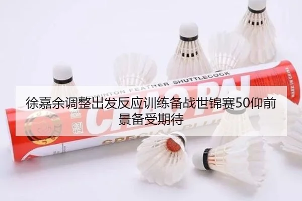 徐嘉余调整出发反应训练备战世锦赛50仰前景备受期待